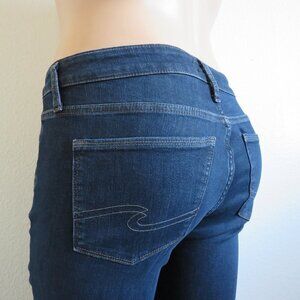 SILVER JEANS Women’s Avery Skinny Leg Indigo Denim Jeans Plus Size 14 NWOT